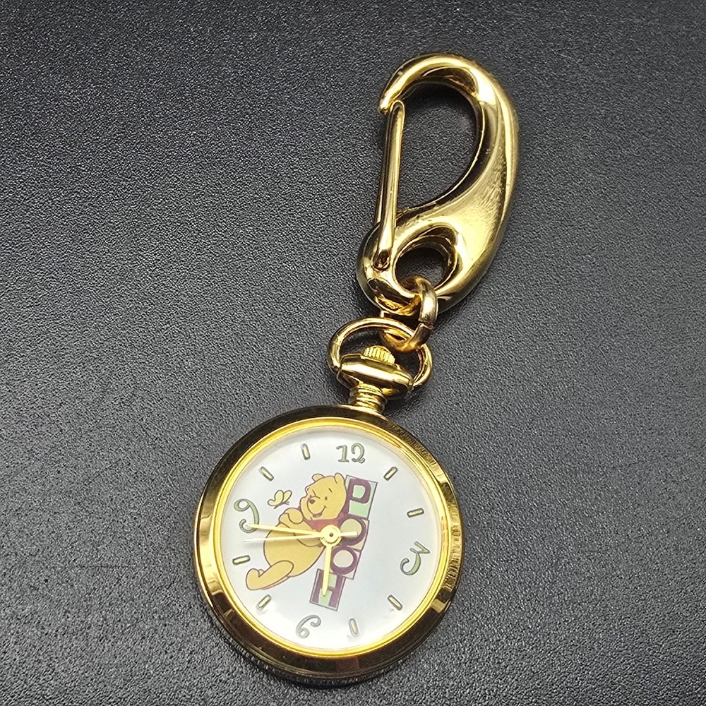 Avon Winnie The Pooh Keychain Watch In Box Quartz WORKS Working - Picture 8 of 8